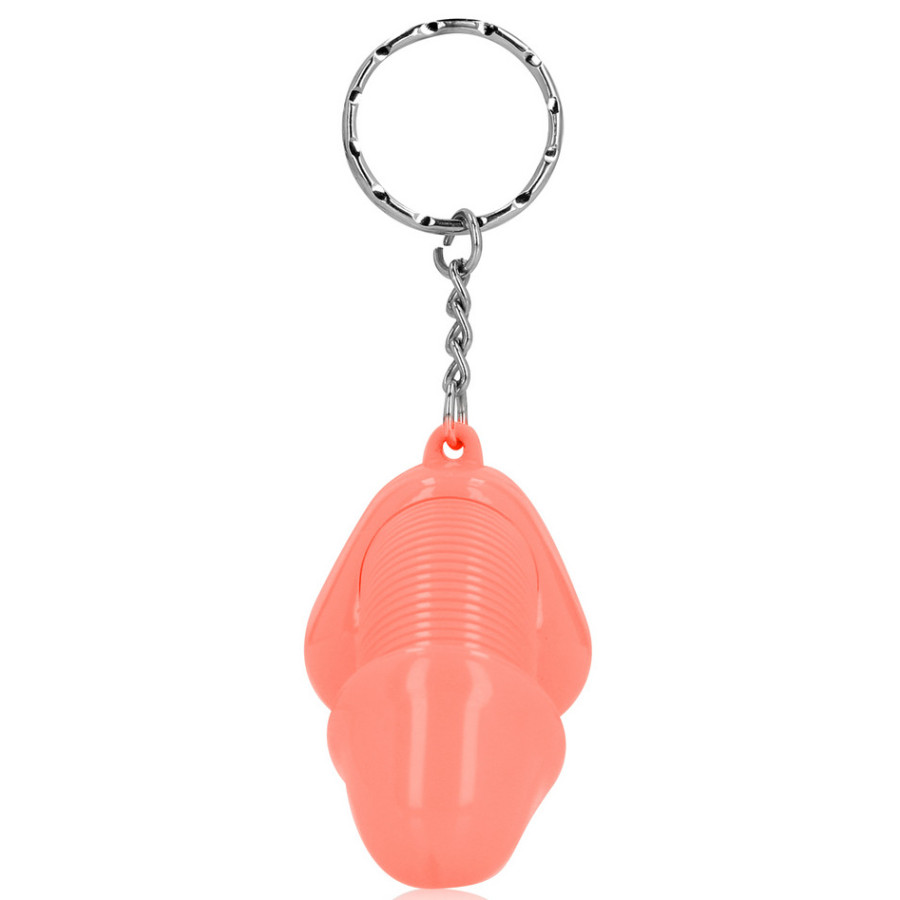 Porte-Clés Pénis Super Chuck Rose clair