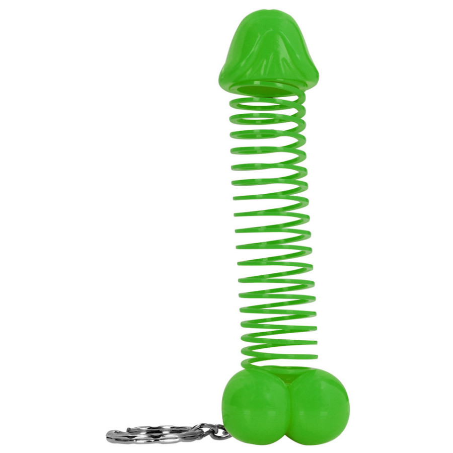 Porte-Clés Pénis Super Steve Vert