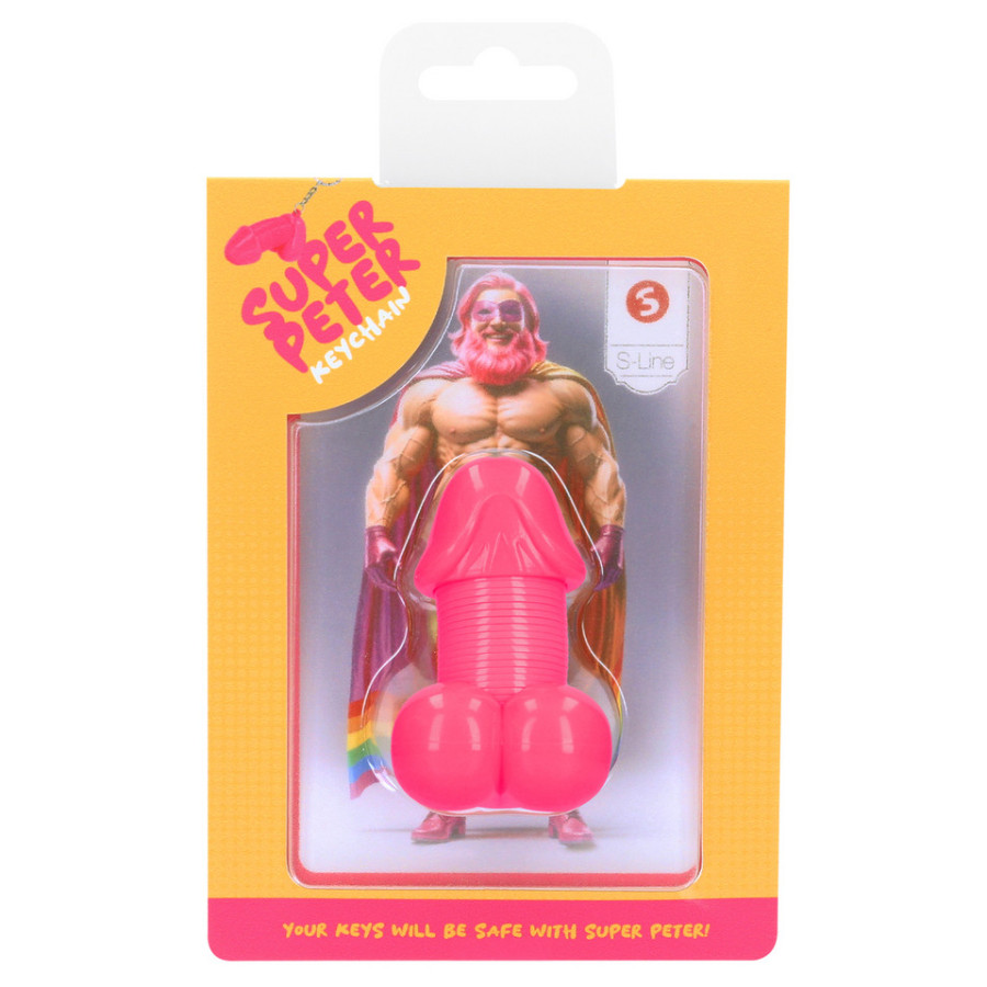 Porte-clés Pénis Super Peter Rose