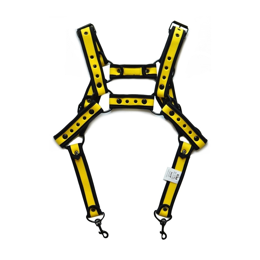 Harnais en néoprène Neo Chest Noir-Jaune