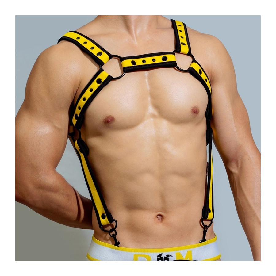 Harnais en néoprène Neo Chest Noir-Jaune