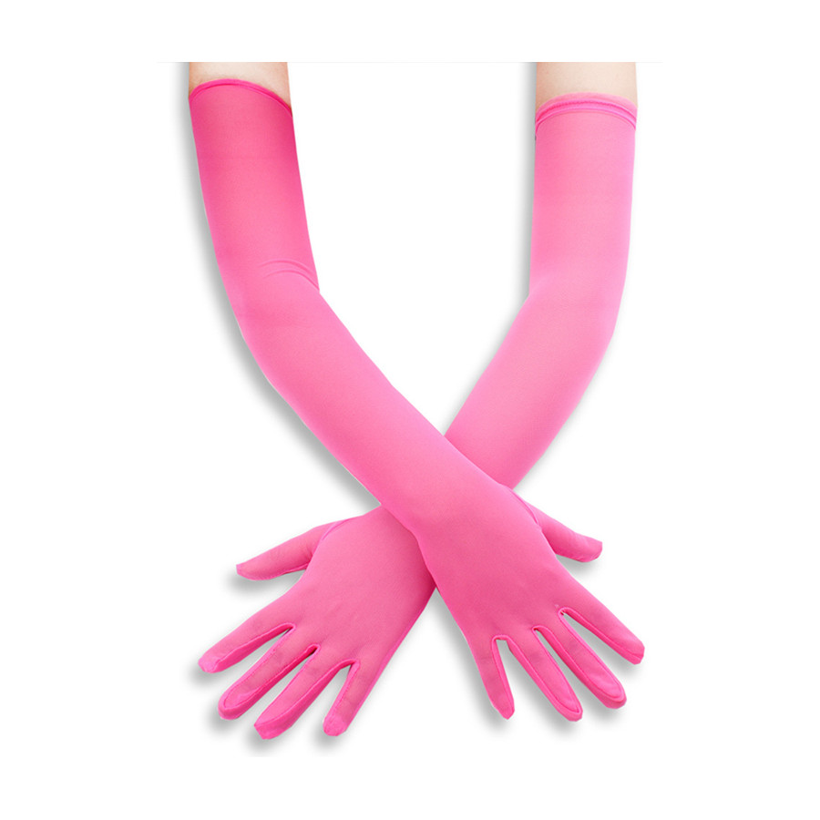 Gants Longs Mesh Gloves 50cm Roses