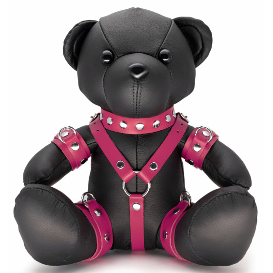Ours en cuir Bendy The Bdsm Teddy Bear Rose