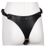 Leathcrossed 2-Piece Open Set Black and Red