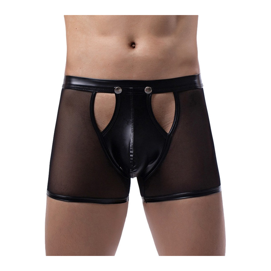 Boxer sexy Open Side Noir