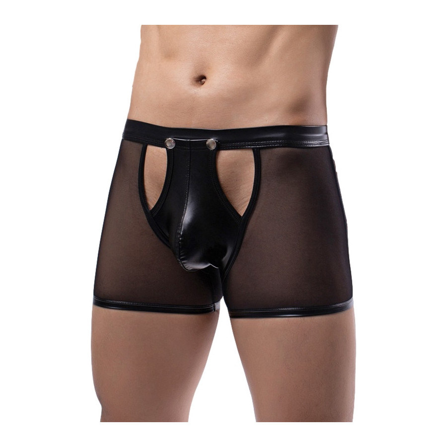 Boxer sexy Open Side Noir