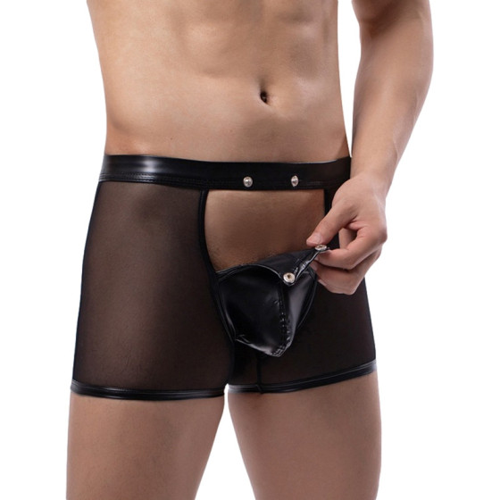 Boxer sexy Open Side Noir