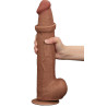 Gode Sliding Skin 26 x 6cm Marron