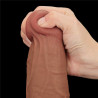 Gode Sliding Skin 26 x 6cm Marron