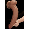 Gode Sliding Skin 26 x 6cm Marron