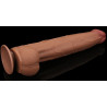 Gode Sliding Skin 26 x 6cm Marron