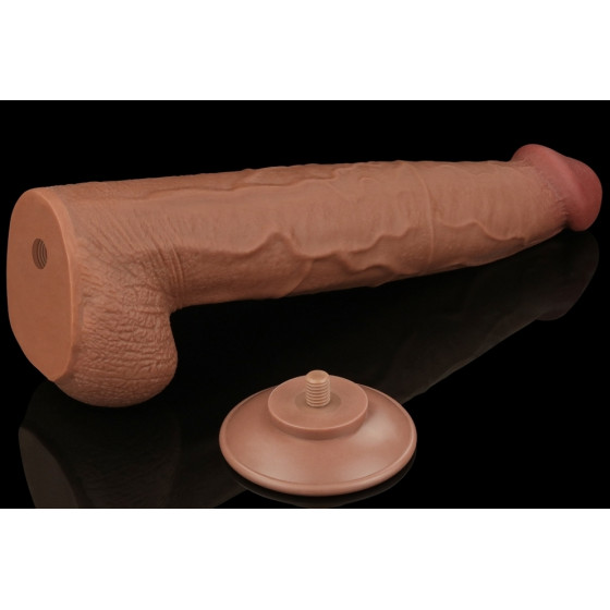 Gode Sliding Skin 26 x 6cm Marron