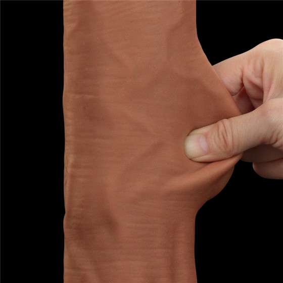 Gode Sliding Skin 27 x 6.5cm Marron