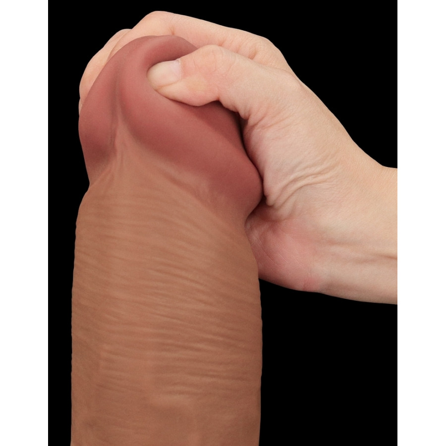 Gode Sliding Skin 27 x 6.5cm Marron