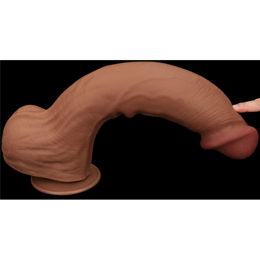 Gode Sliding Skin 27 x 6.5cm Marron