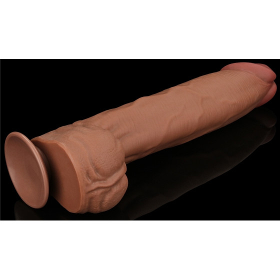 Gode Sliding Skin 27 x 6.5cm Marron