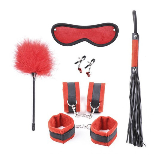 Kit Bondage 5 Pièces Rouge