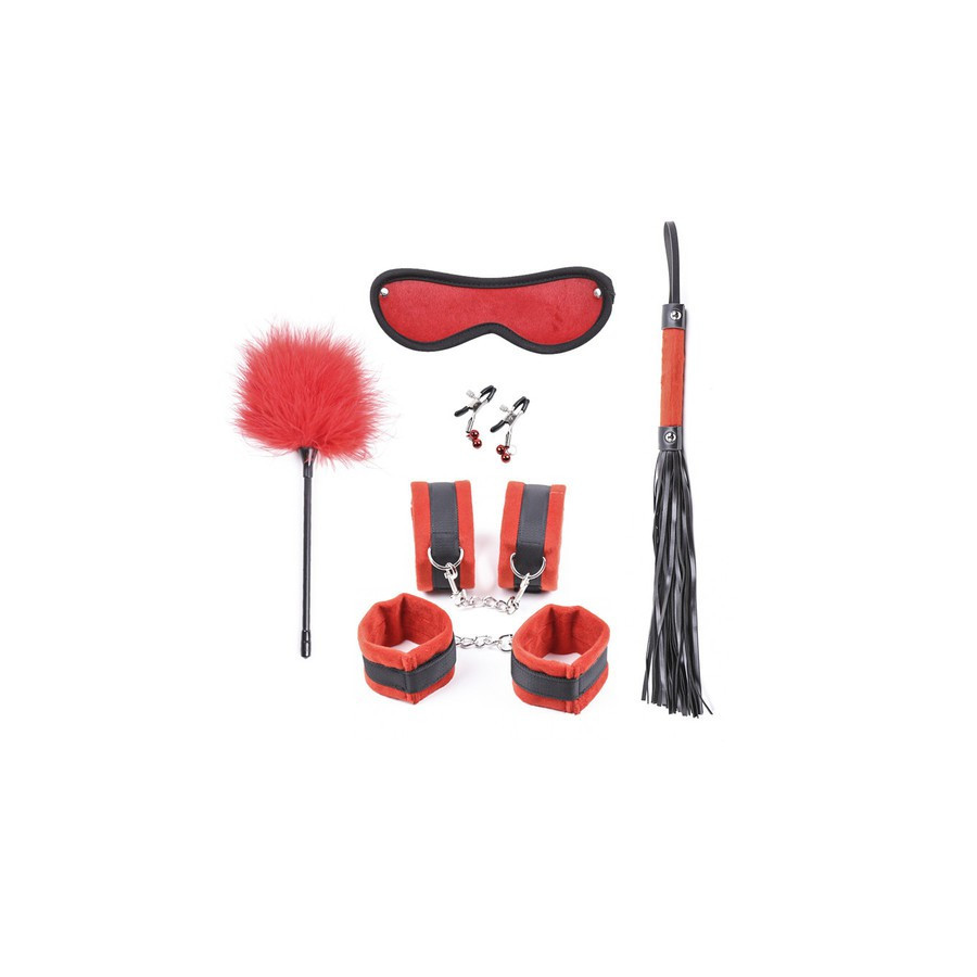 Kit Bondage 5 Pièces Rouge