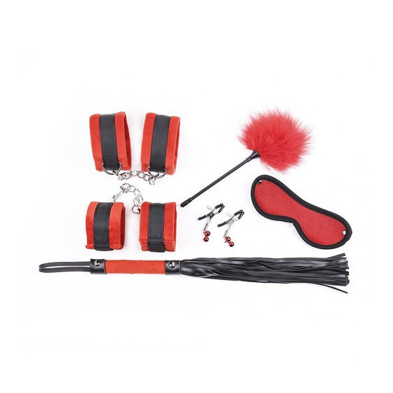 Kit Bondage 5 Pièces Rouge