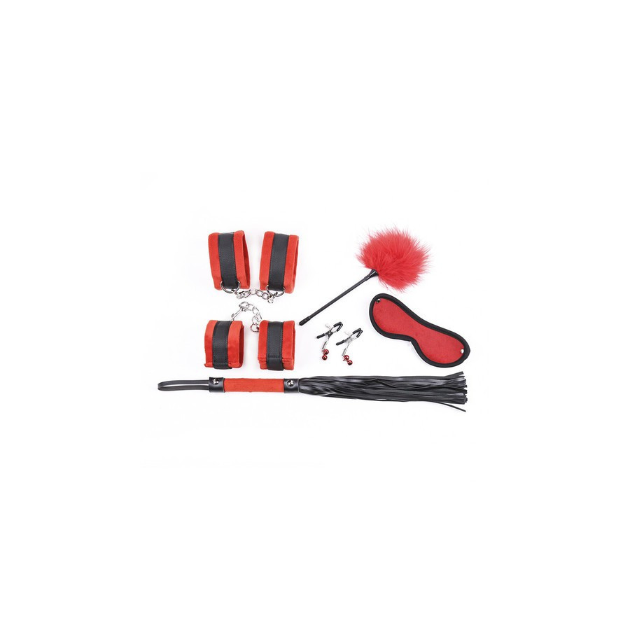 Kit Bondage 5 Pièces Rouge