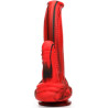 Double Gode Dobhorse 18 x 7cm Rouge et Noir