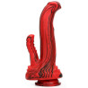 Double Gode Dobhorse 18 x 7cm Rouge et Noir