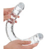 Double Gode CRYSTALDONG 45 x 4.3cm Transparent