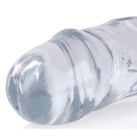 Double Dildo CRYSTALDONG 45 x 4.3cm Transparent