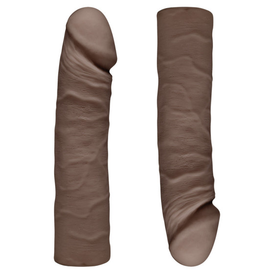 Double Dildo Double D 40 x 4.3cm Brown