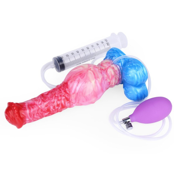 Air Huilys inflatable ejaculating dildo 21 x 6cm