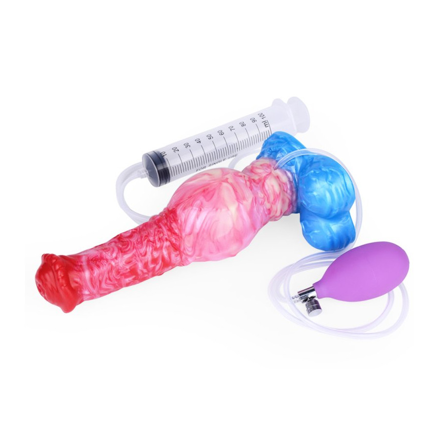 Air Huilys inflatable ejaculating dildo 21 x 6cm