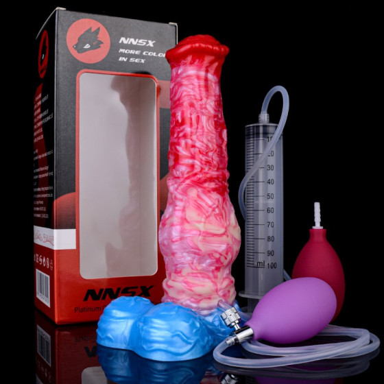 Air Huilys inflatable ejaculating dildo 21 x 6cm