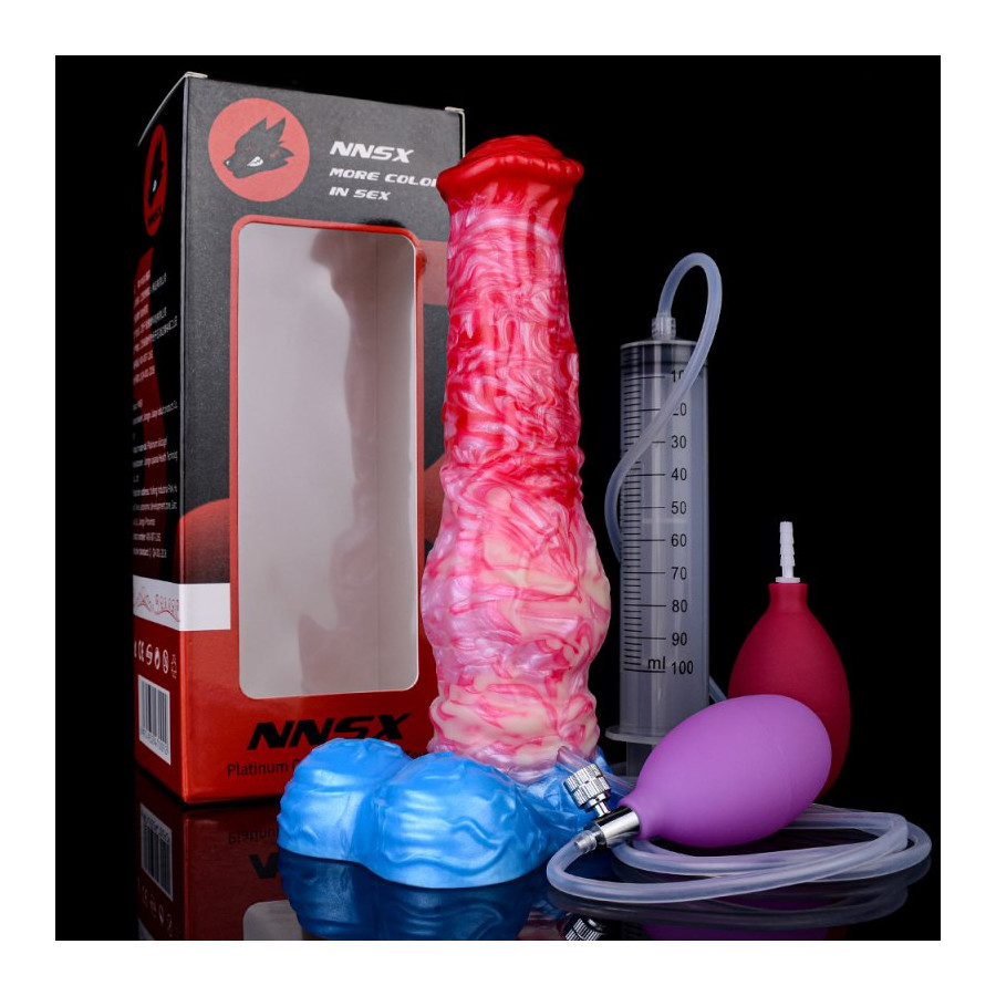 Air Huilys inflatable ejaculating dildo 21 x 6cm