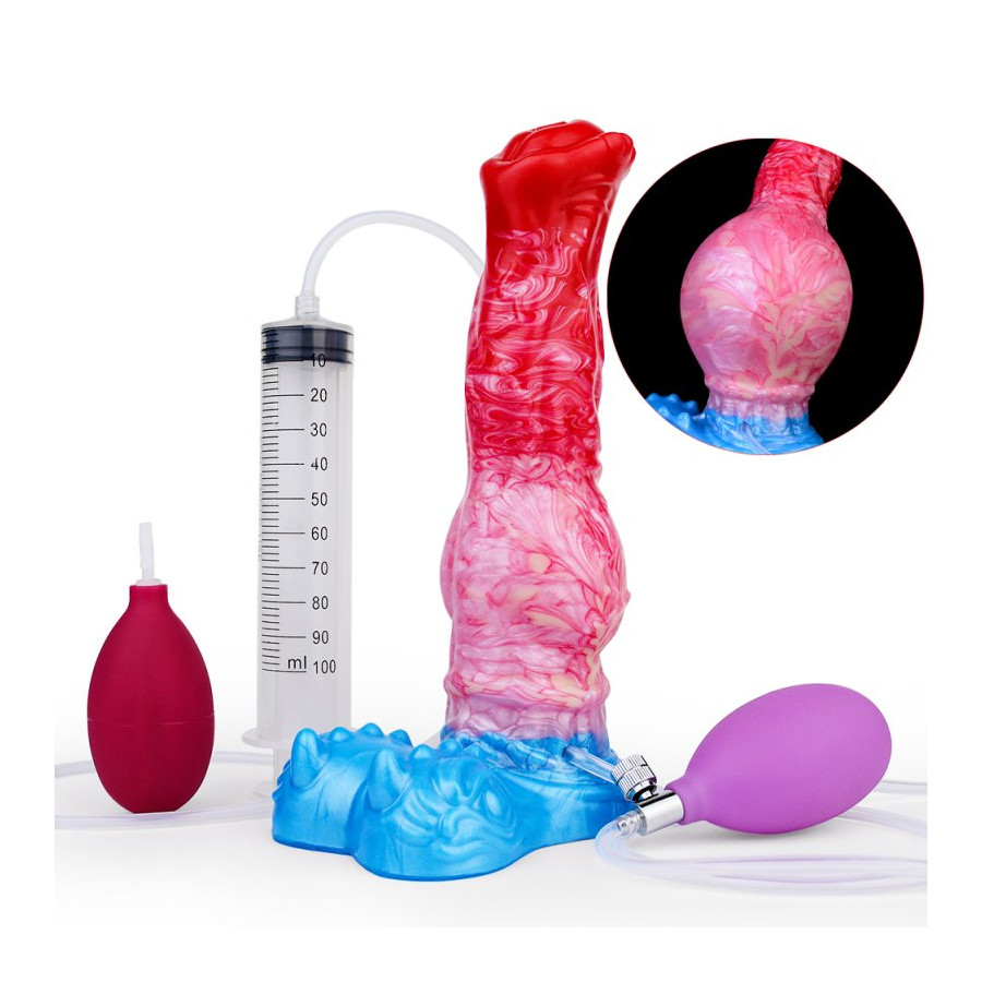 Krulys Air Inflatable Ejaculator Dildo 20 x 6.5cm