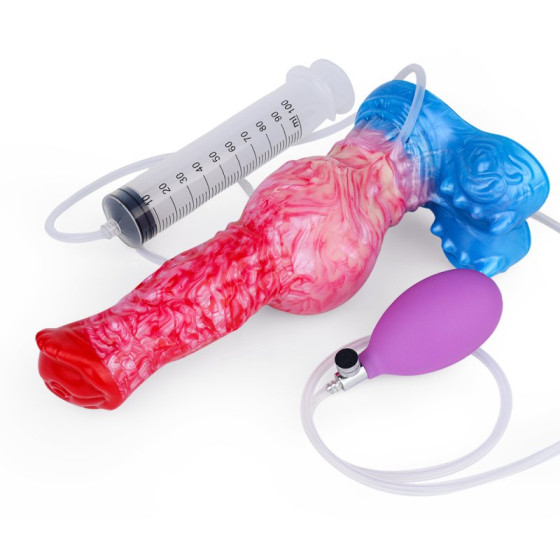 Krulys Air Inflatable Ejaculator Dildo 20 x 6.5cm