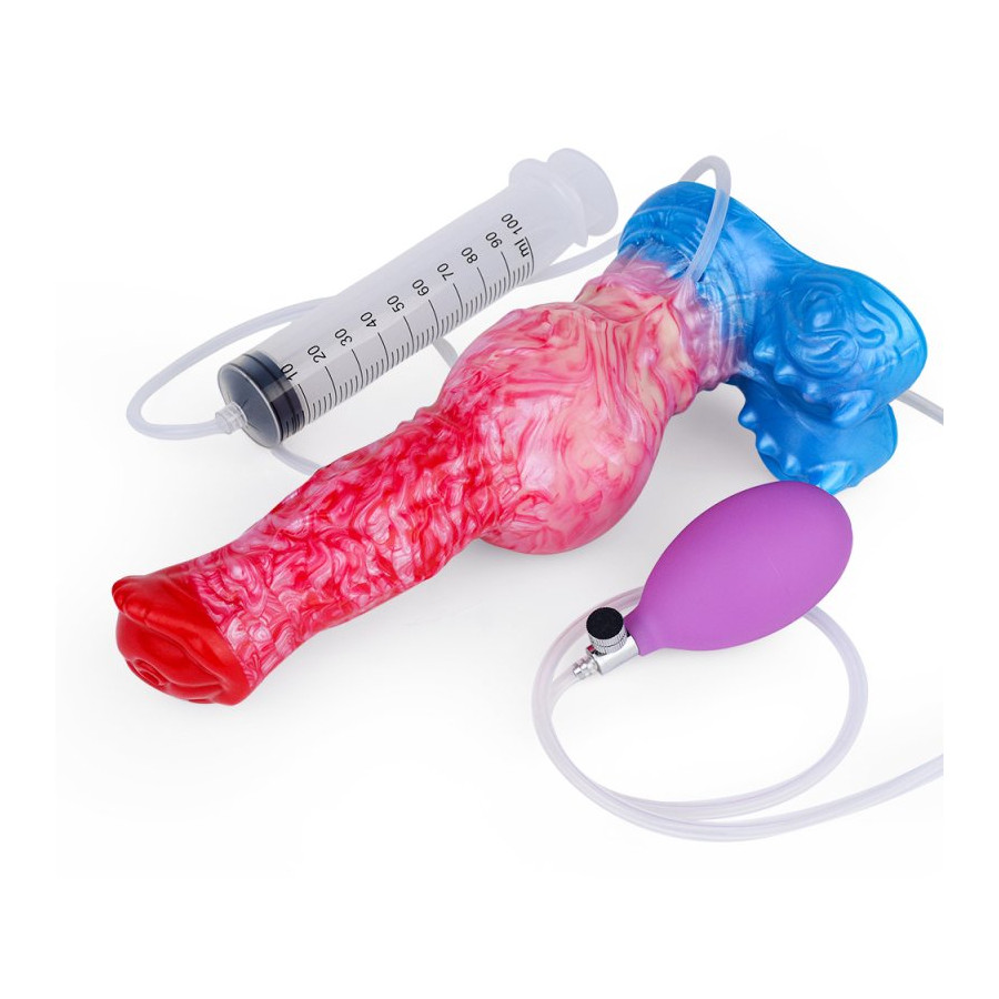 Krulys Air Inflatable Ejaculator Dildo 20 x 6.5cm