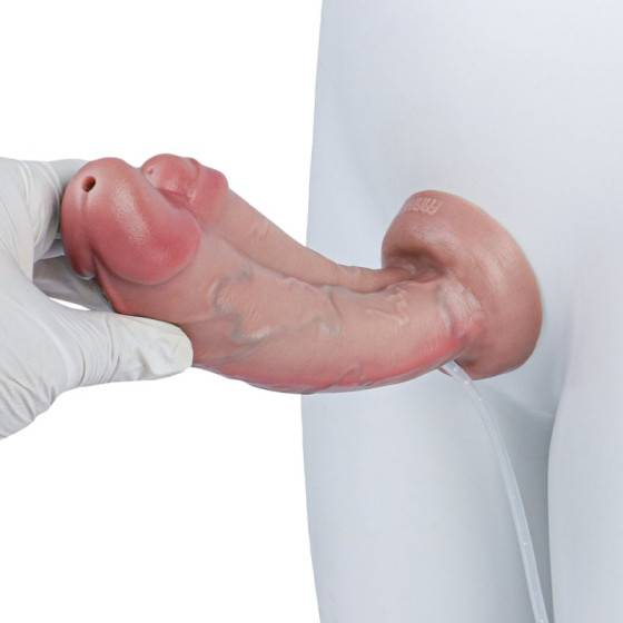 Dubdick Double Ejaculating Dildo 18 x 6.1cm