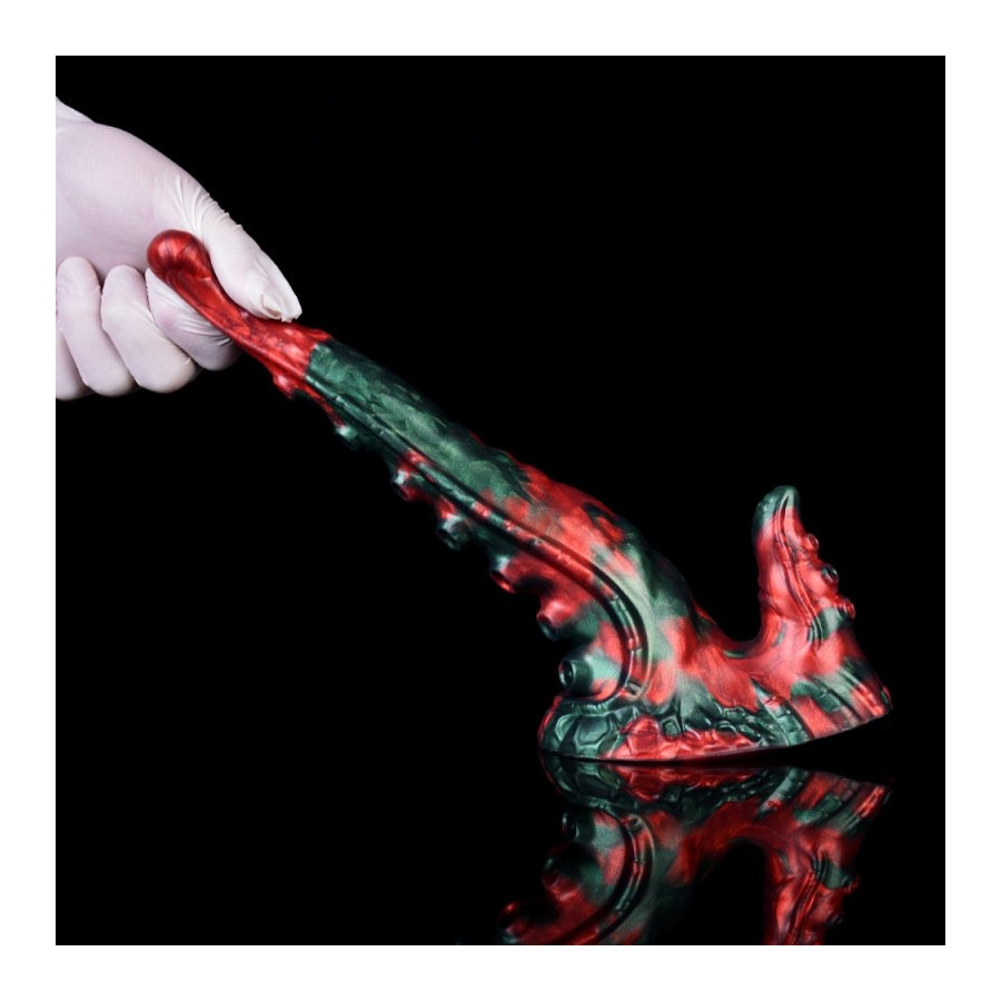 Gode Bukolix 16 x 5cm Noir et Rouge