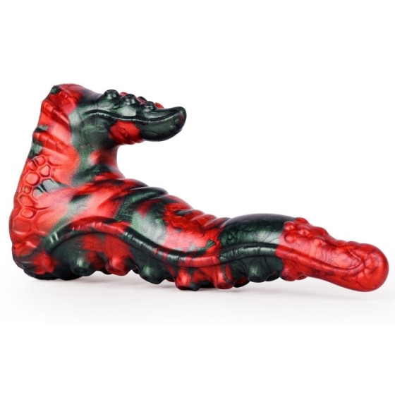 Gode Bukolix 16 x 5cm Noir et Rouge