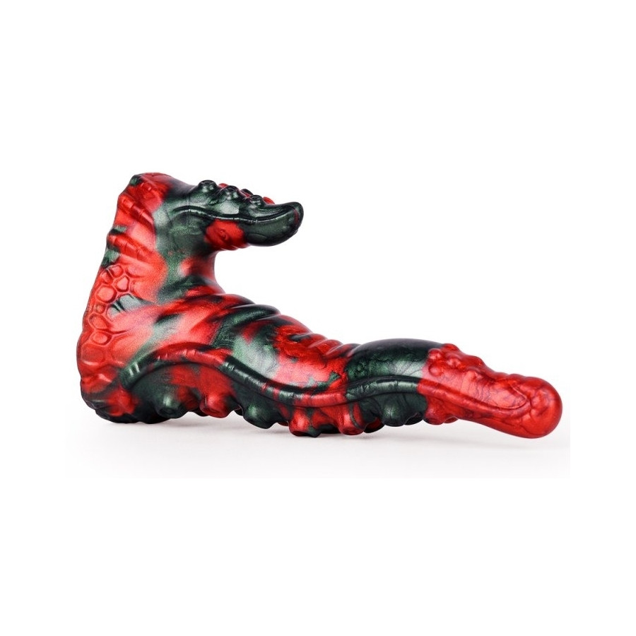 Gode Bukolix 16 x 5cm Noir et Rouge