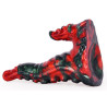 Gode Bukolix 16 x 5cm Noir et Rouge