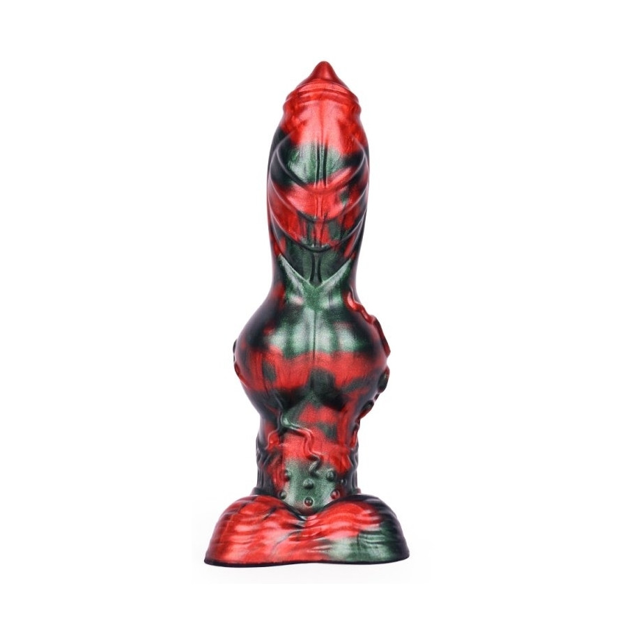 Gode Caliorix 20.5 x 7cm Noir et Rouge