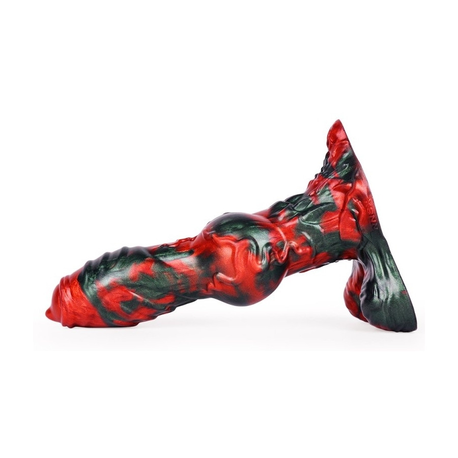 Gode Caliorix 20.5 x 7cm Noir et Rouge