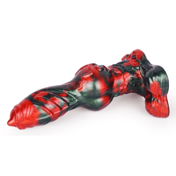 Gode Caliorix 20.5 x 7cm Noir et Rouge