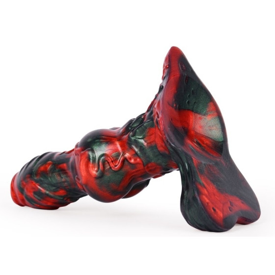 Gode Caliorix 20.5 x 7cm Noir et Rouge