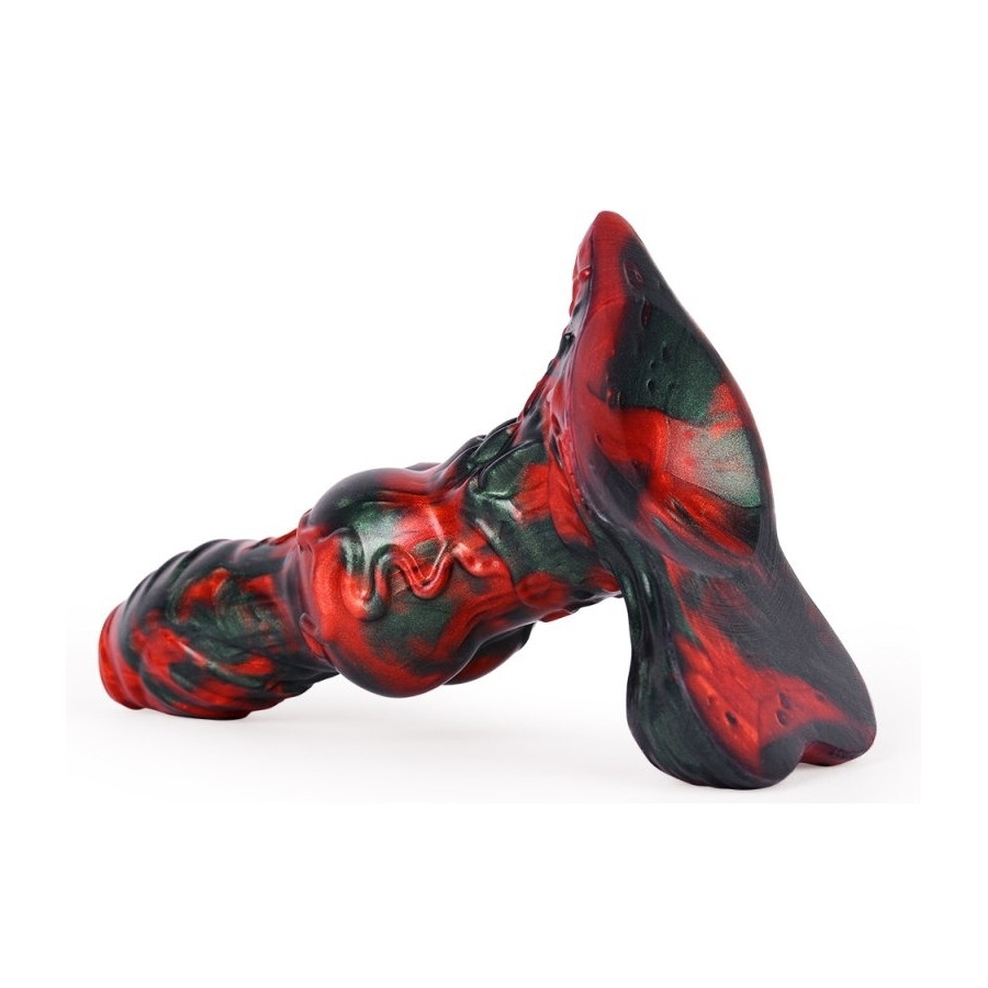 Gode Caliorix 20.5 x 7cm Noir et Rouge