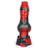 Gode AKORIX 17 x 6cm Noir et Rouge