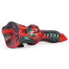 Gode AKORIX 17 x 6cm Noir et Rouge