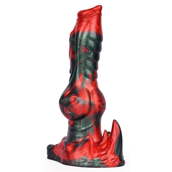 Gode AKORIX 17 x 6cm Noir et Rouge