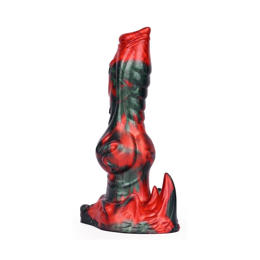 Gode AKORIX 17 x 6cm Noir et Rouge